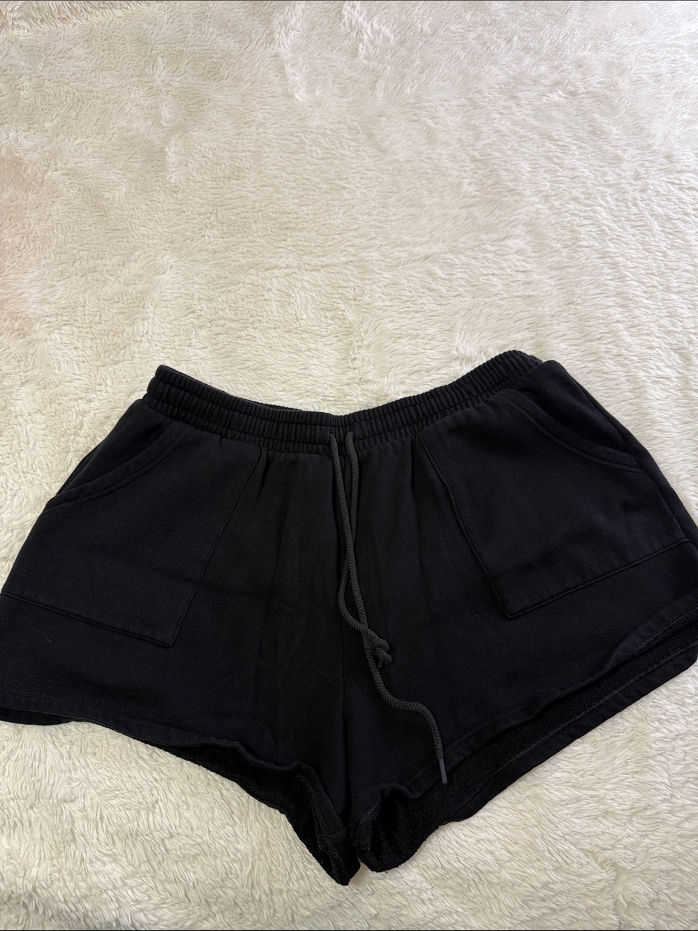 PINK Victoria's Secret Black Athletic Lounge Shorts
